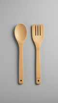 Bamboo Utensil Set with Holder